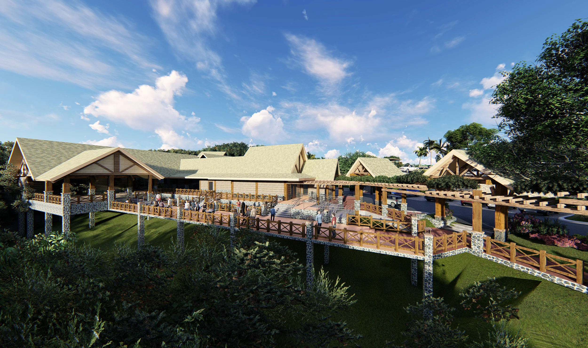 Bulusan Volcano Natural Park Lake Development, institutional architecture project by MPAAI