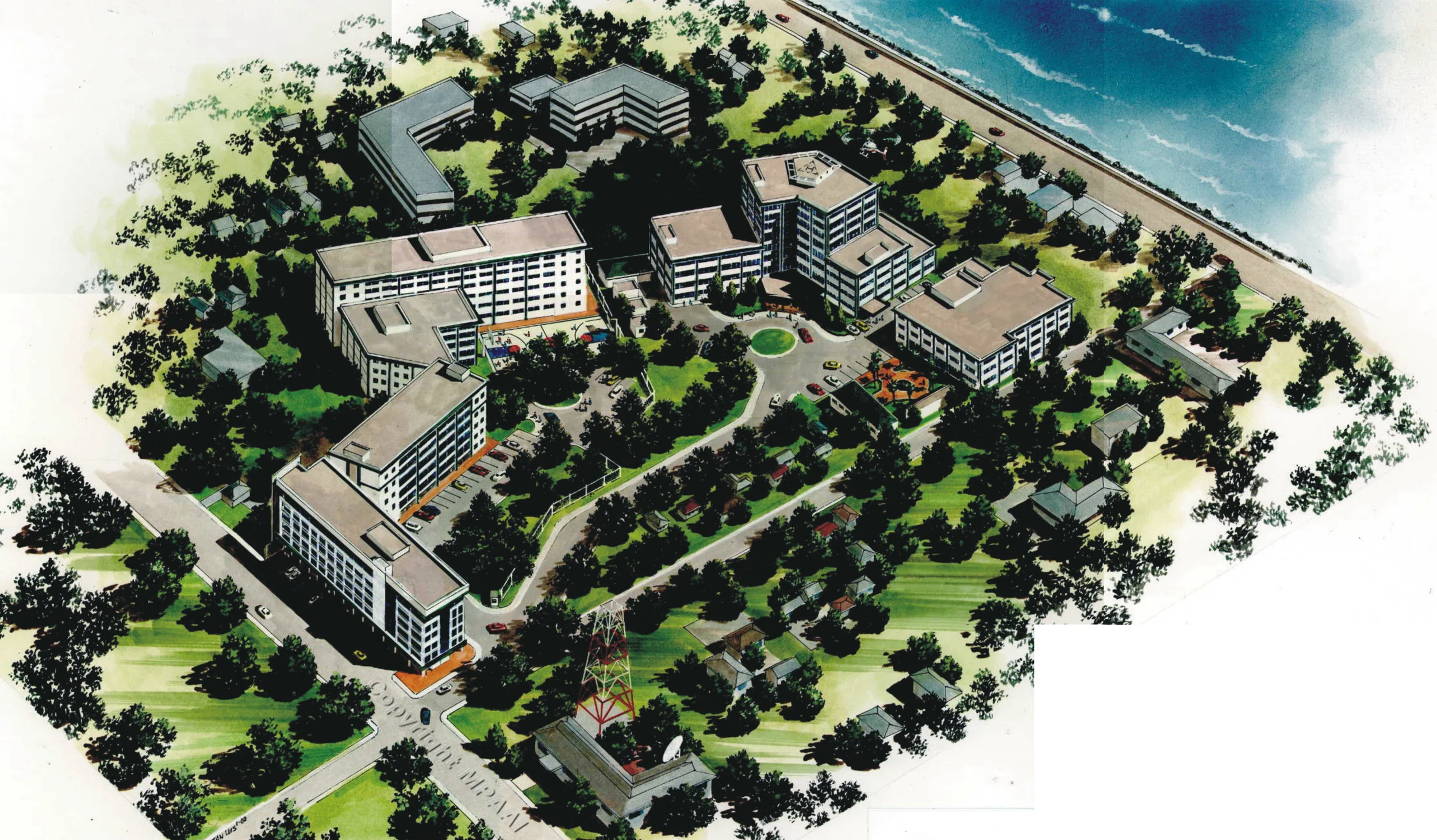 ZAEC Community Medical Center, master planning architecture project by MPAAI