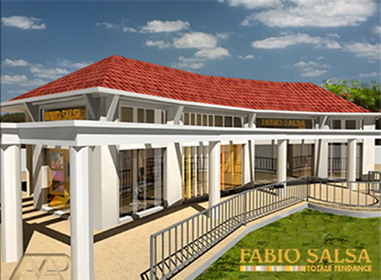 Fabio Salsa Salon, fit out architecture project by MPAAI