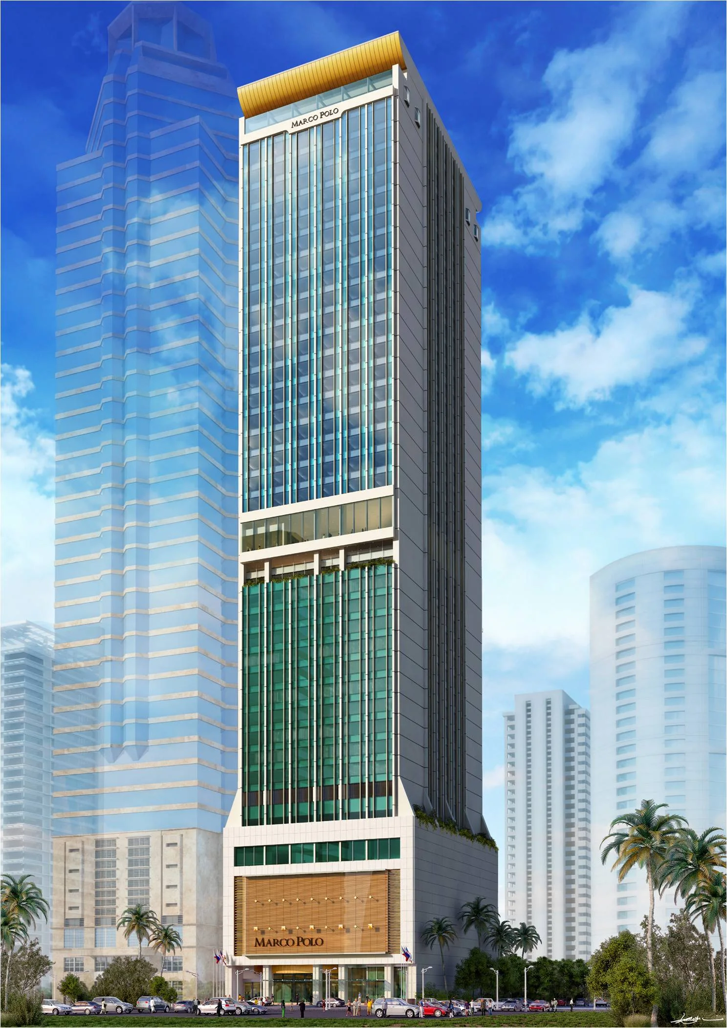 Marco Polo Ortigas, hotel architecture by MPAAI