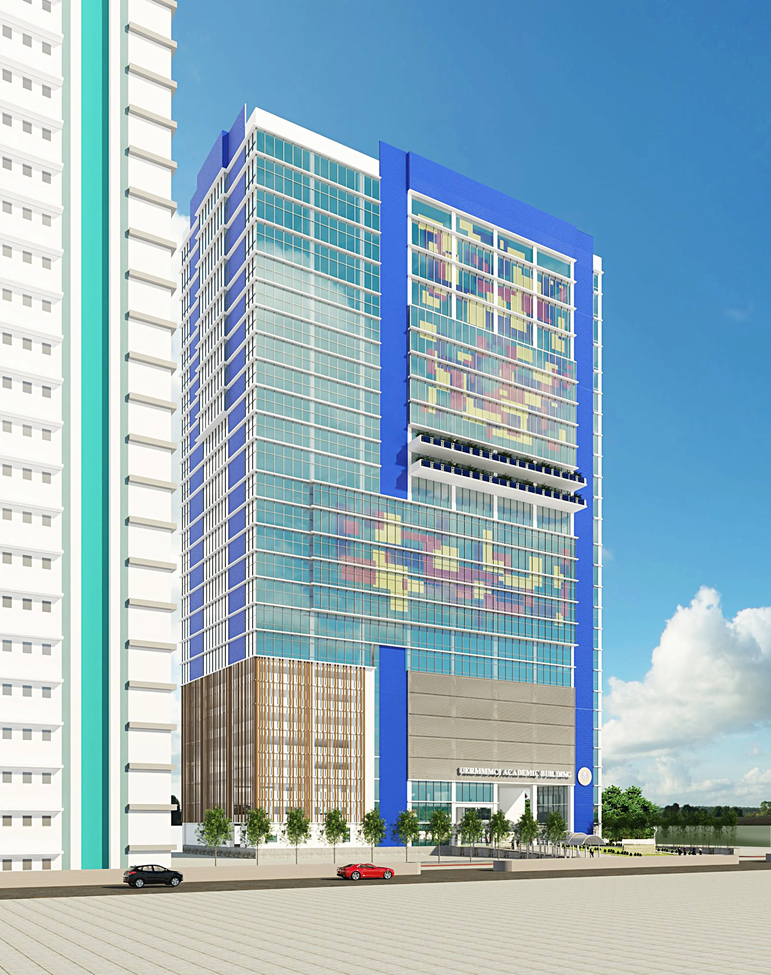 UERMMMCI Academic Building, educational architecture project by MPAAI